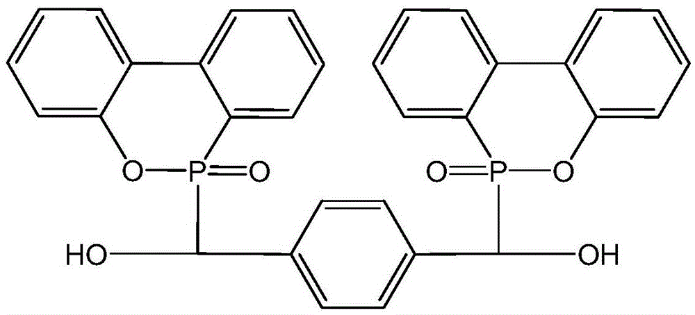 Silicon, phosphorus and nitrogen synergistic flame retardant type epoxy resin