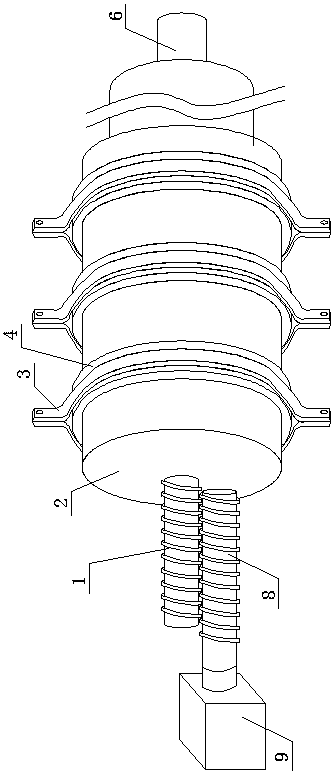 Decompression device and decompression method used for tube drawing