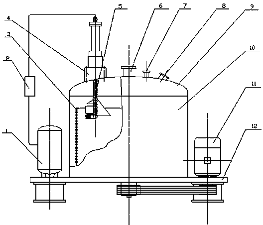 Efficient filtering centrifuge capable of conducting air blowing