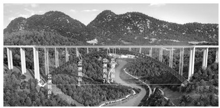 A method for monitoring the deformation of concrete in pipes poured into steel pipe arches of super-large bridges