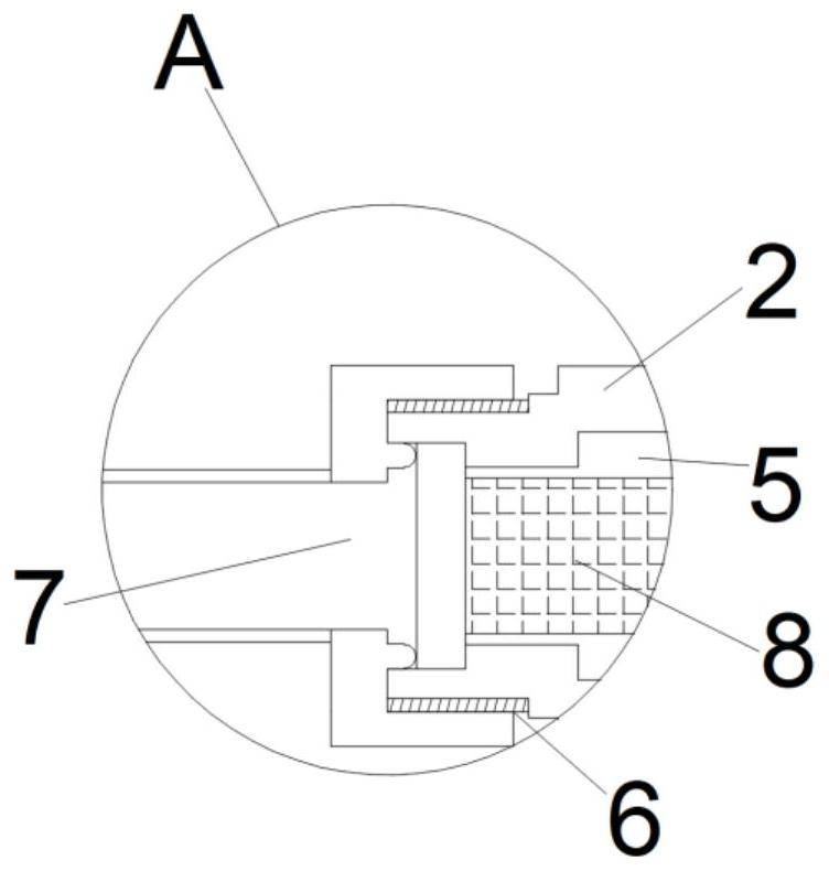 Small integrated sewage treatment device for expressway operation station area