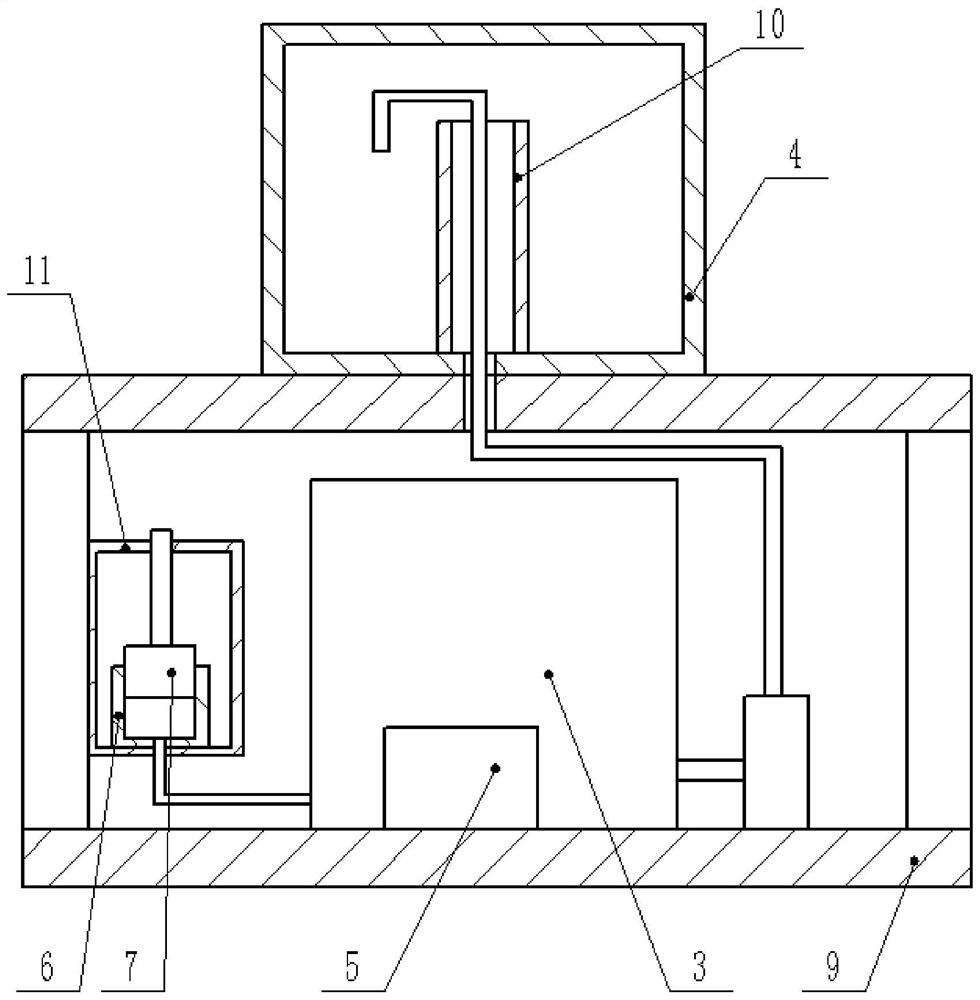 Multifunctional explosion-proof waste oil storage and treatment system