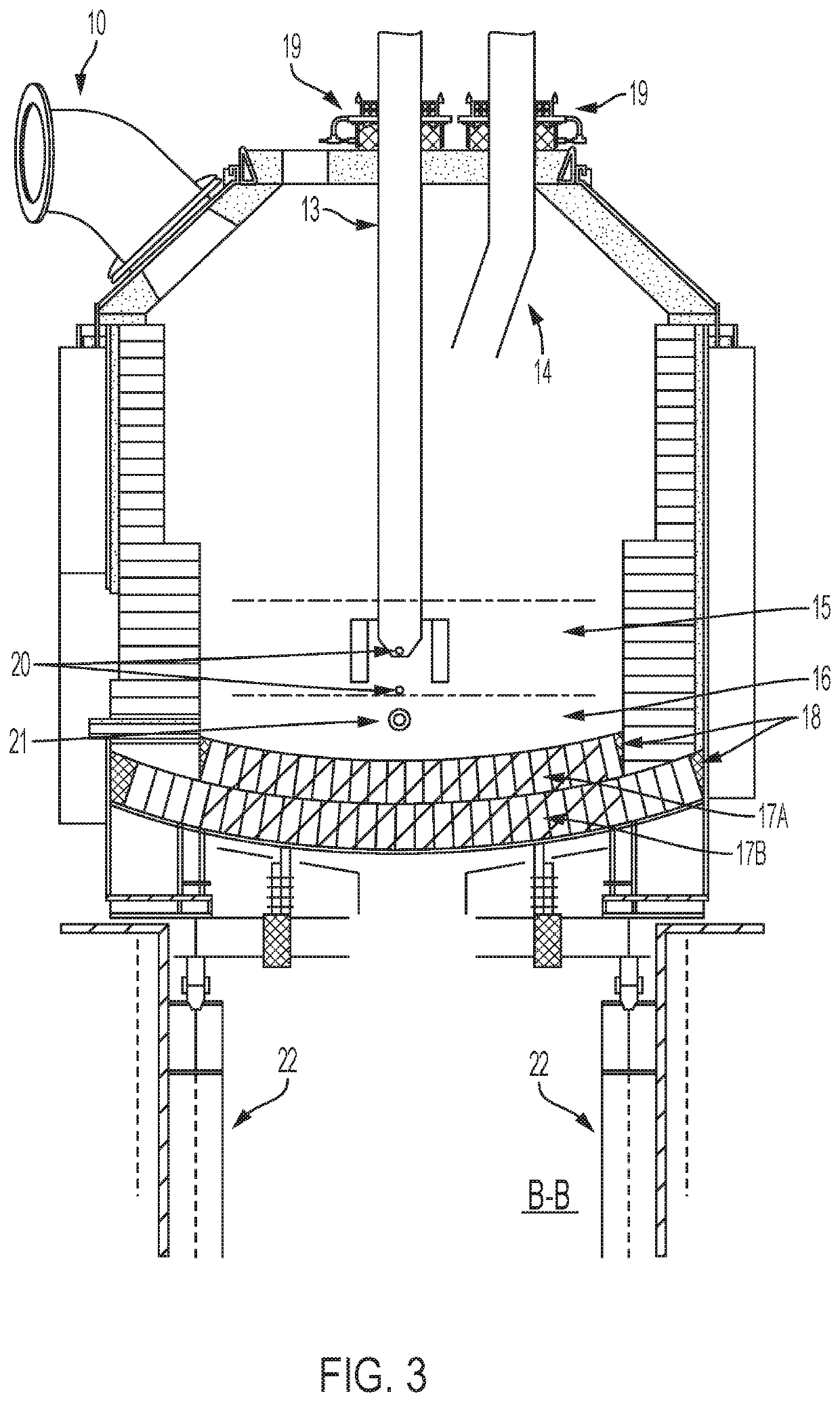 DC plasma electric arc furnace for processing solid waste, method of processing solid waste, and products formed from DC plasma electric arc furnace