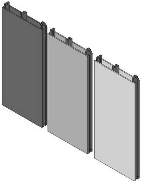 Fabricated fast wall (inner partition wall) structure and installation method