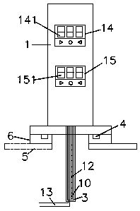 Temperature liquid level monitoring device for liquid immersion power equipment