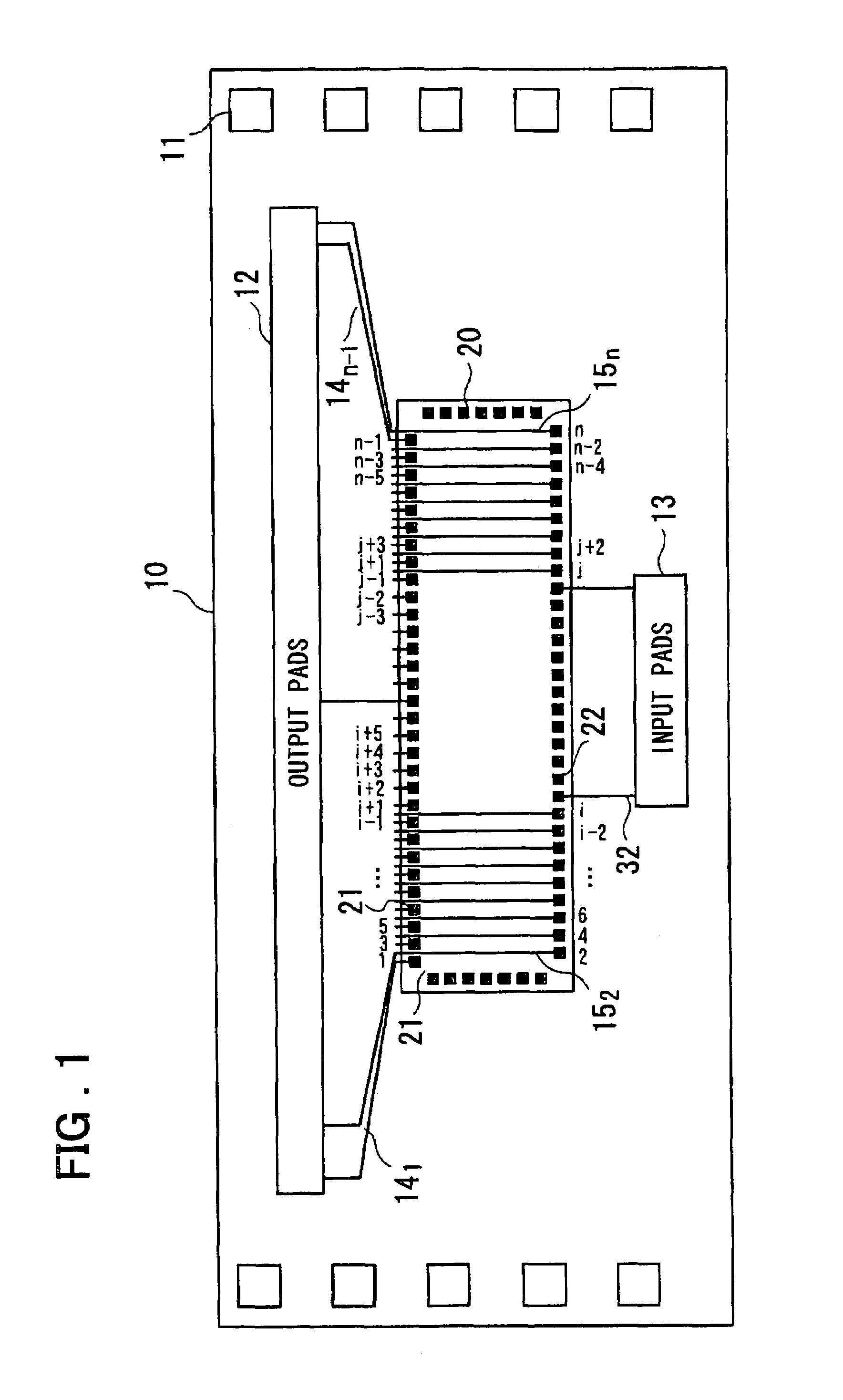 Semiconductor chip mounting arrangement