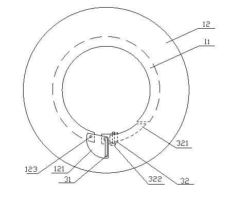 Steel coil sheath with diameter-changing mechanism