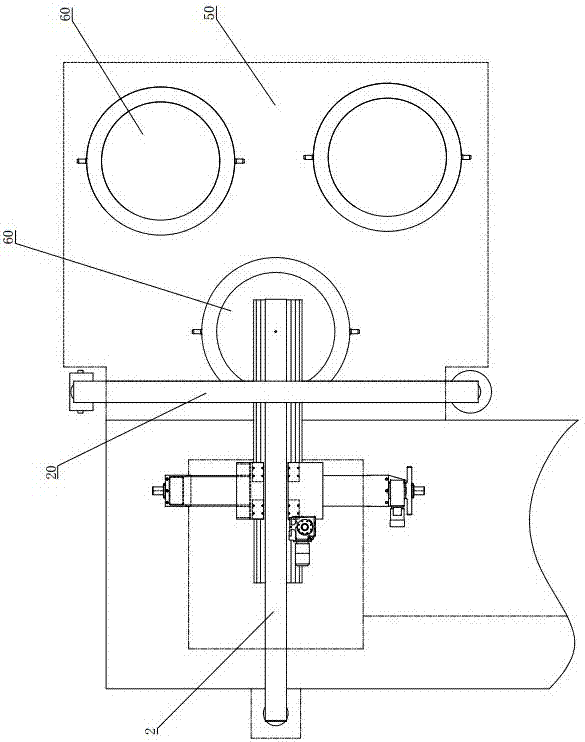 Automatic turning and unloading device