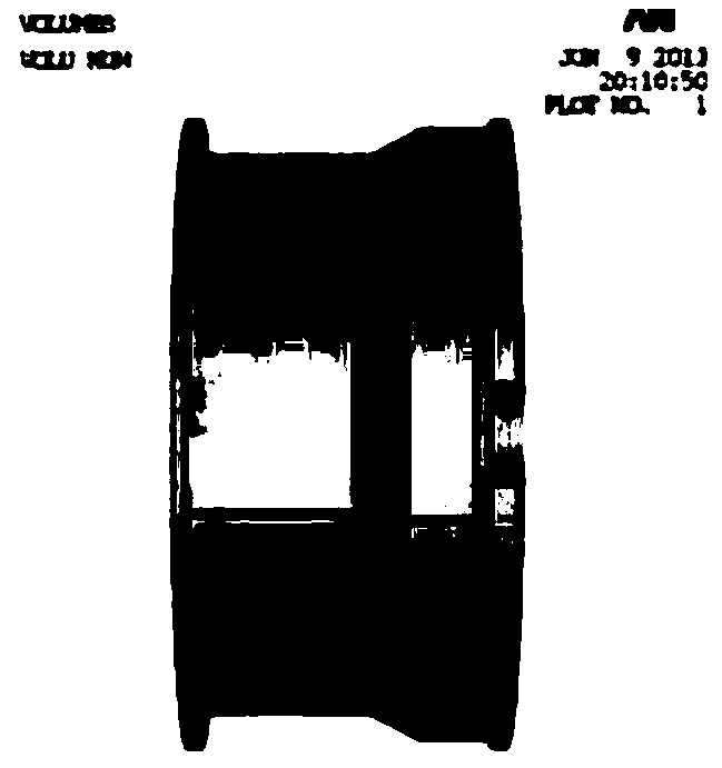 High-strength lightweight hub and making method thereof