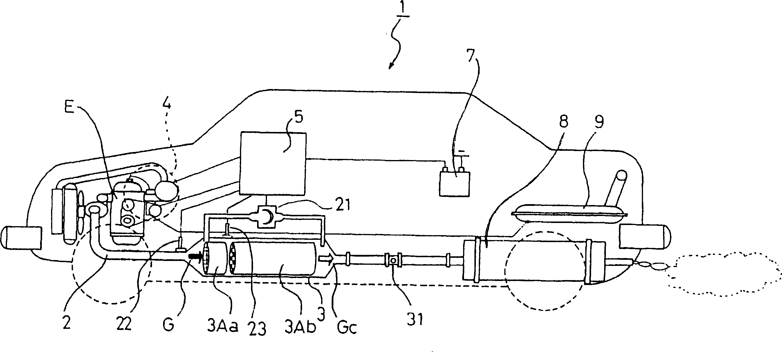 Exhaust gas cleaning system