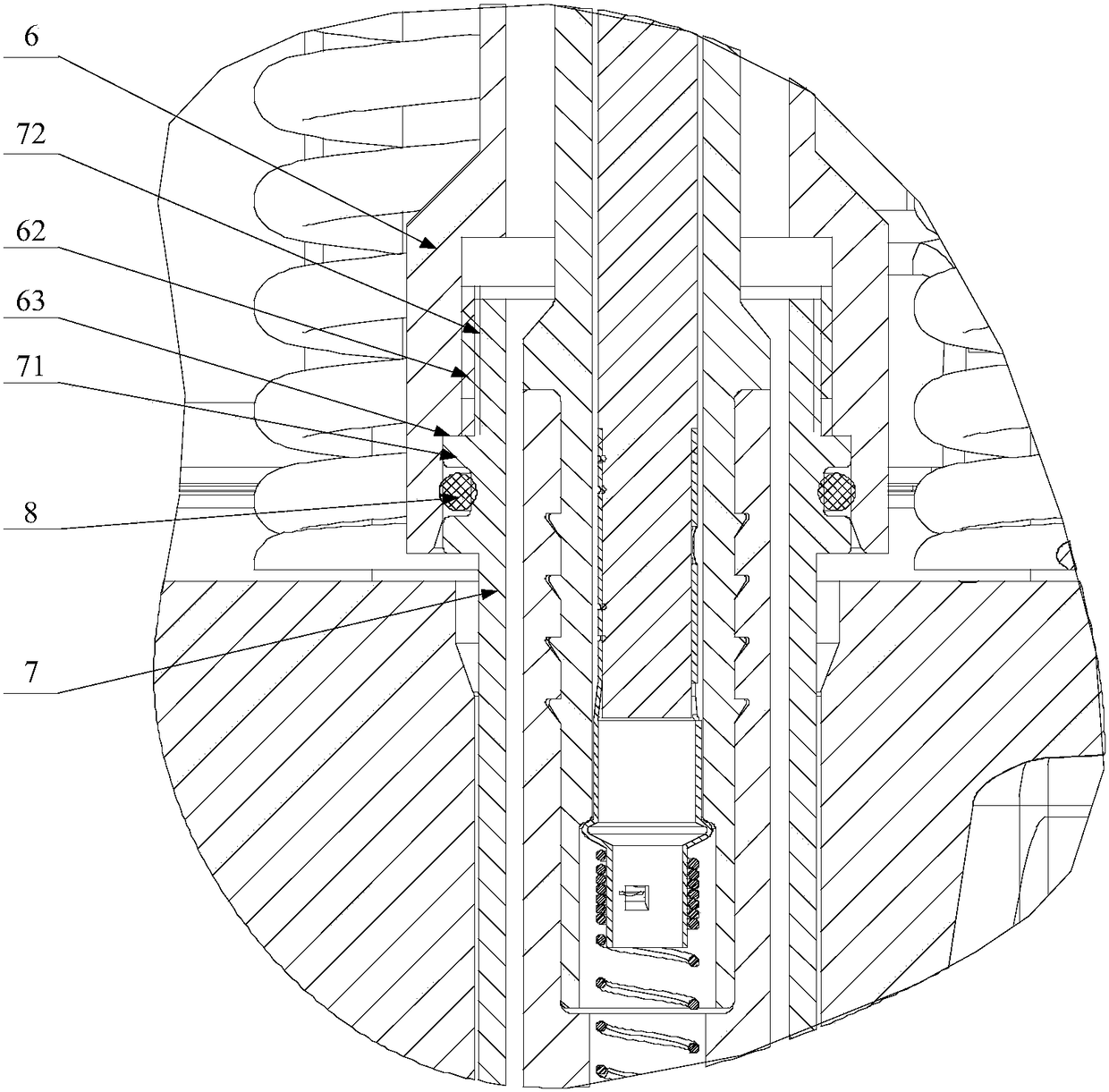 Installation device for engine ignition system and engine with same