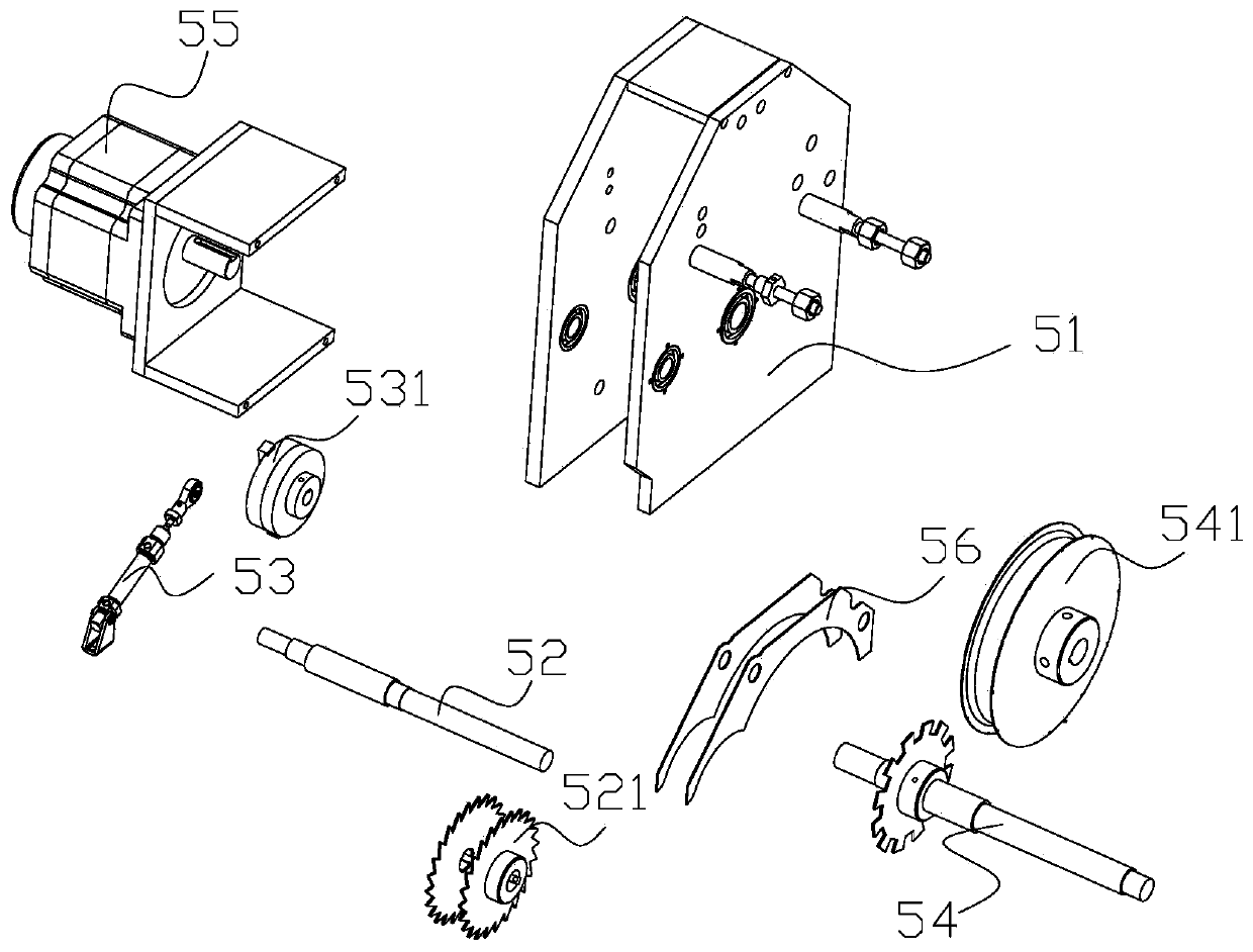 Teflon feeding assembly device and Teflon feeding assembly method