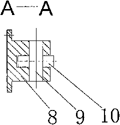 Support sheet mechanism of numerical control servo high-speed puncher