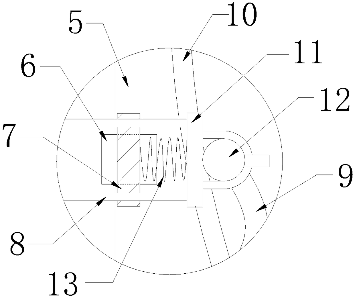 Flushing device of grille pollution remover