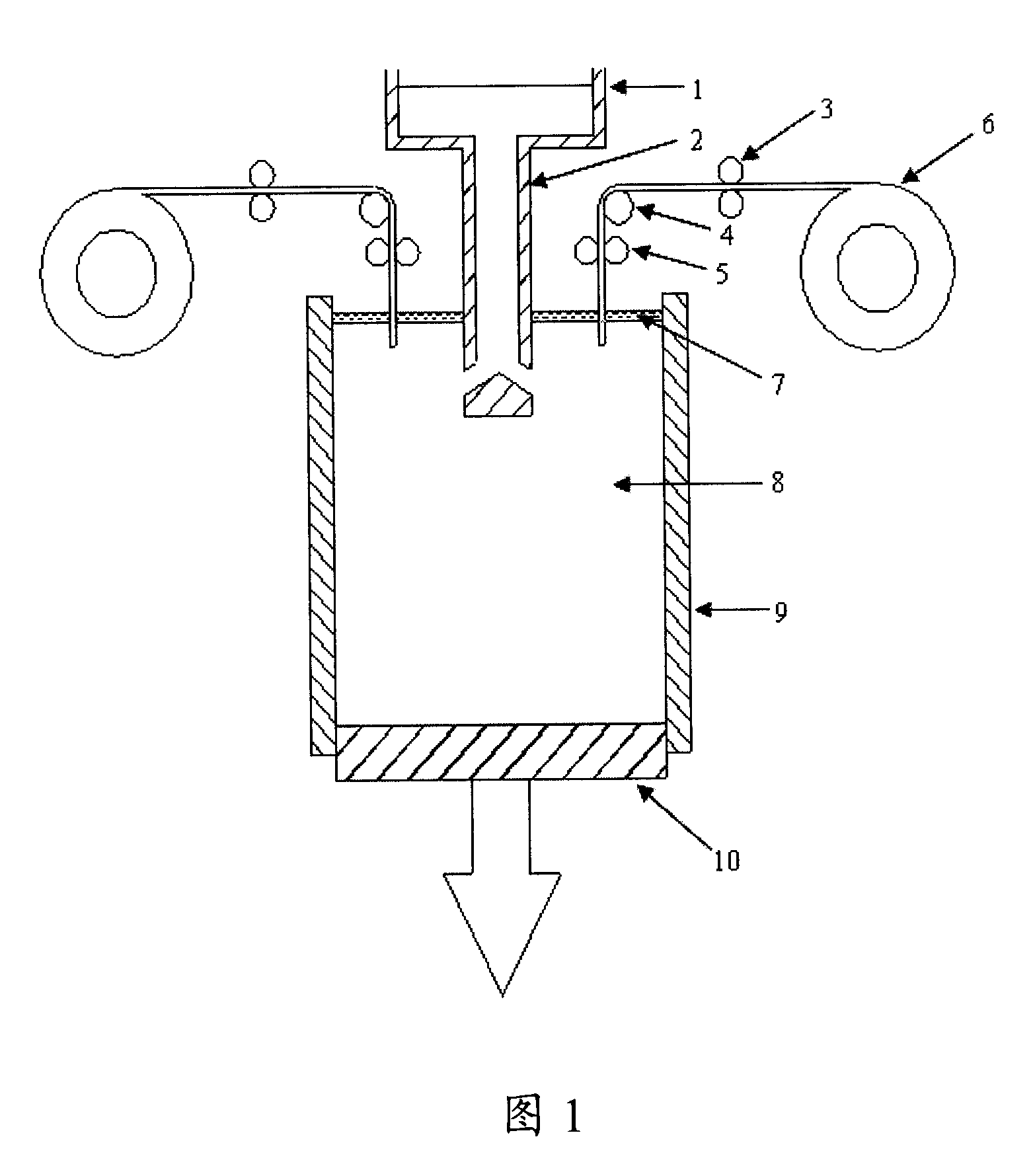 Continuous casting crystallizer capable of controlling liquid level flow field and wave motion