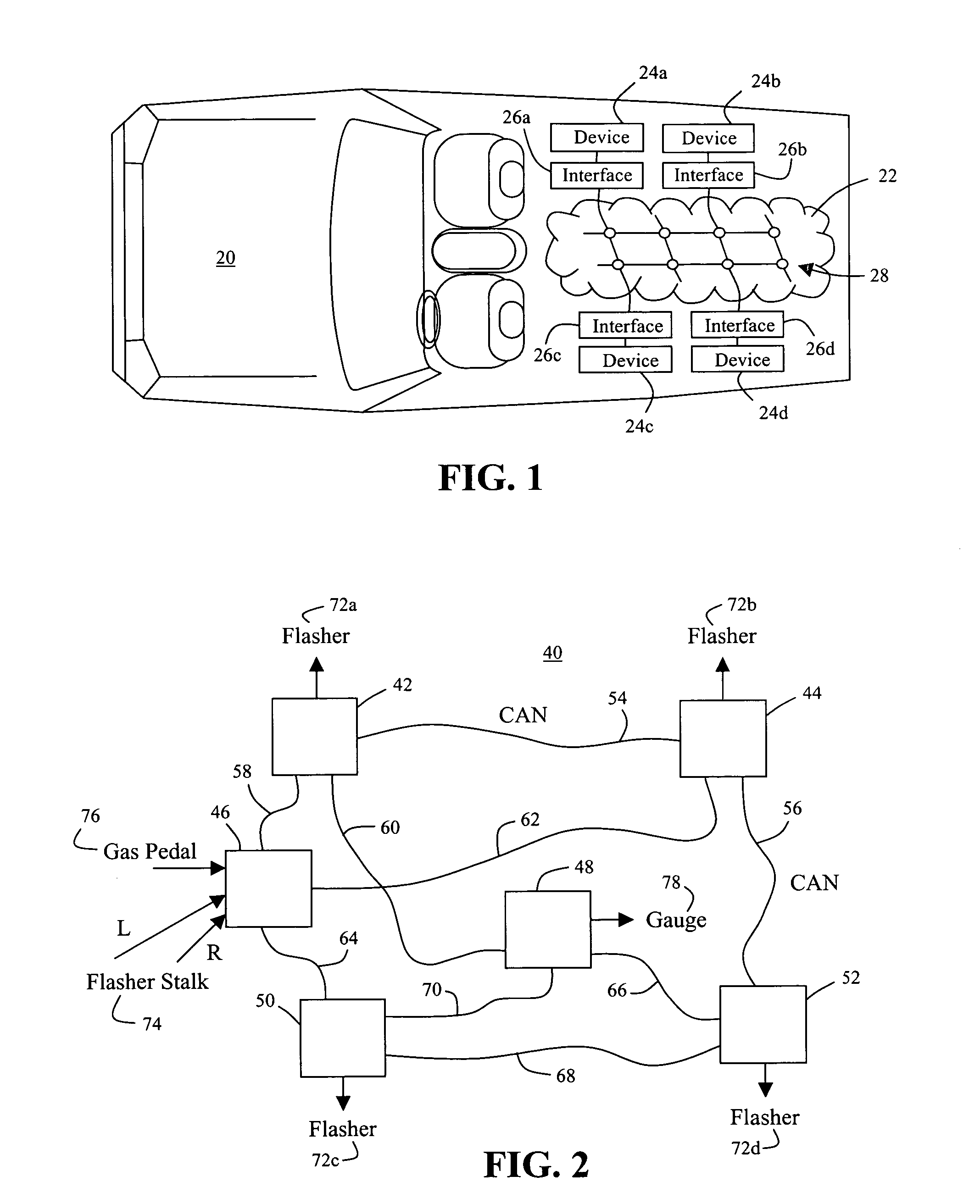 Vehicle network with time slotted access and method