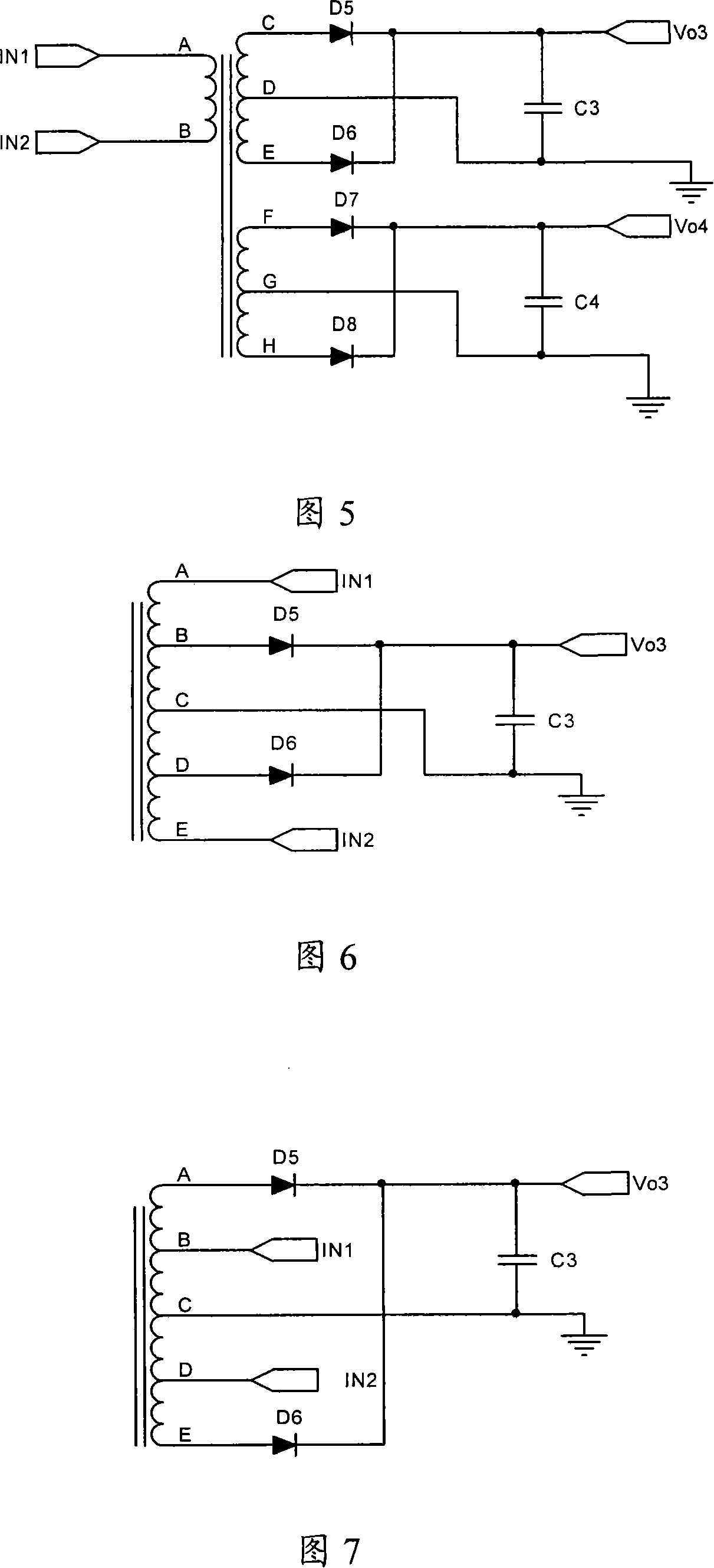 An implementation method and circuit for low voltage output loop of plasm TV power supply