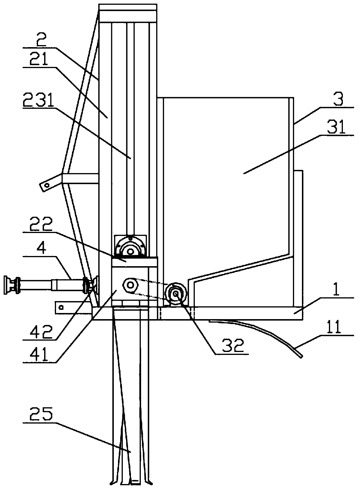 Vertical deep scarification fertilization machine