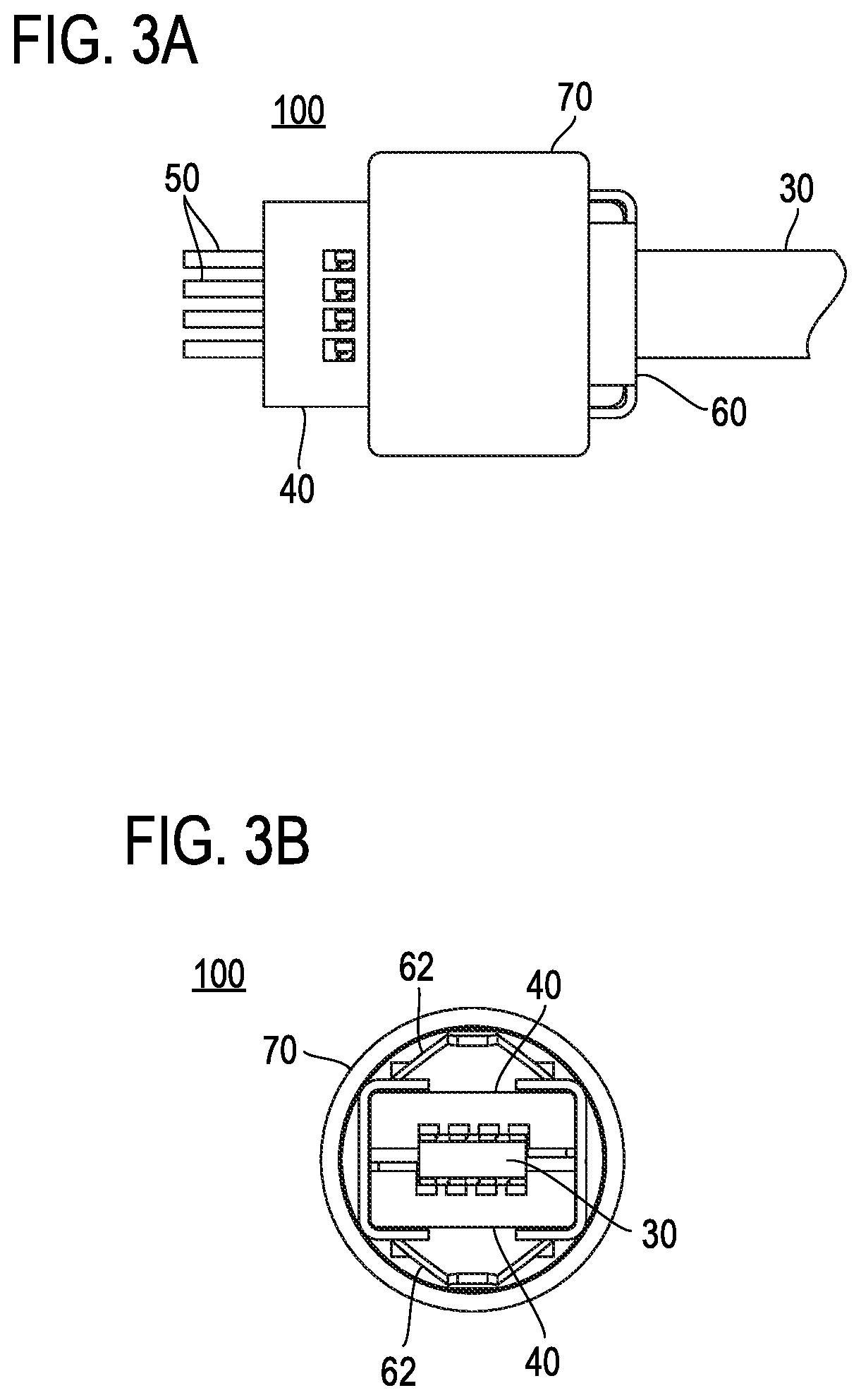 Ceramic applied electronic device and connector