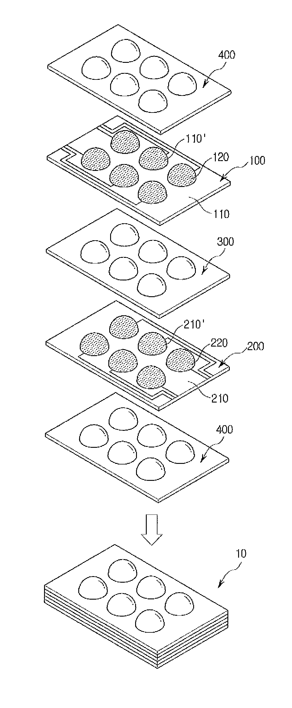 Active Skin for Conformable Tactile Interface