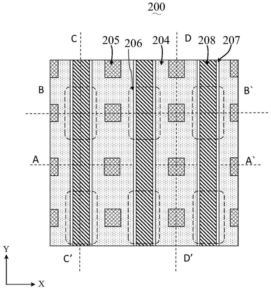Cellular structure of silicon carbide device, preparation method thereof and silicon carbide device