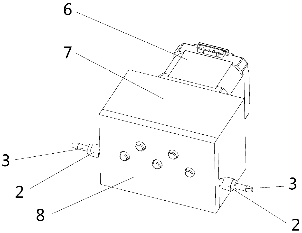 Plane conveying type smoke sprayer oil pump