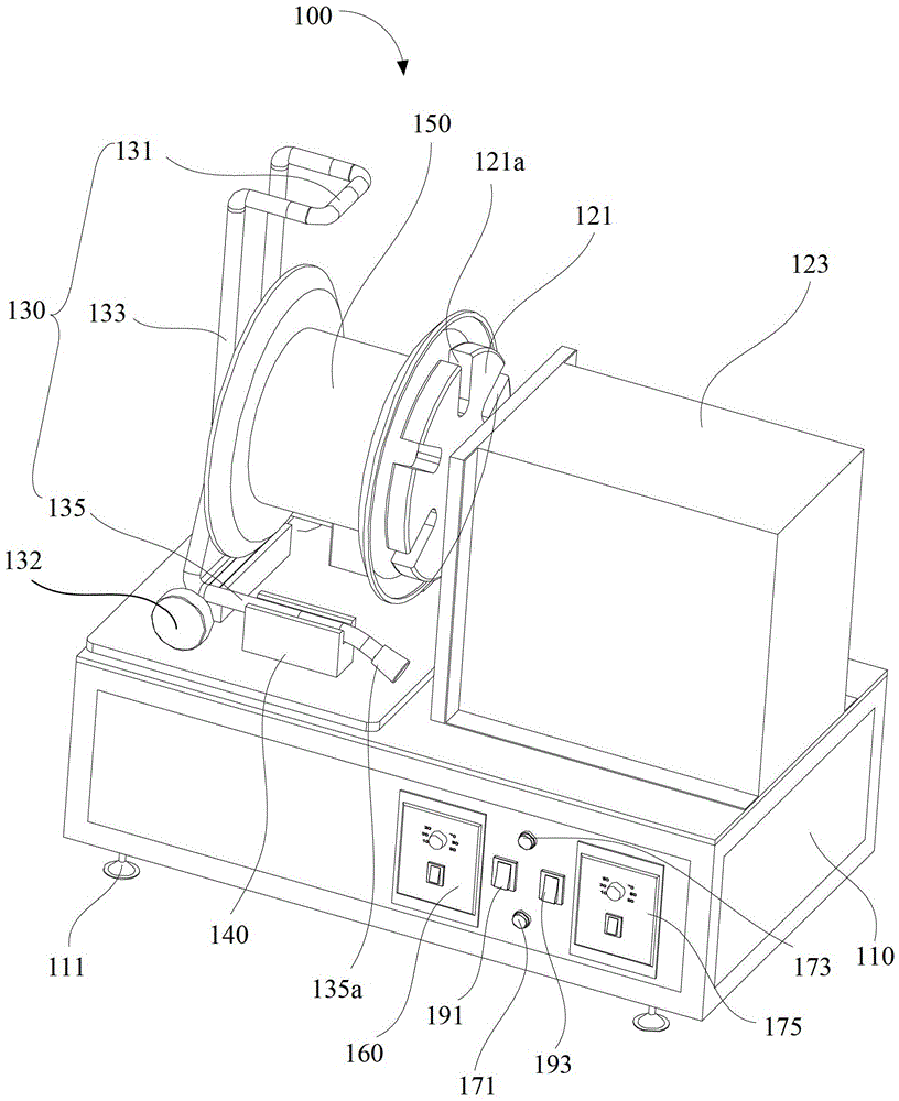 Cable wire semi-automatic winding device