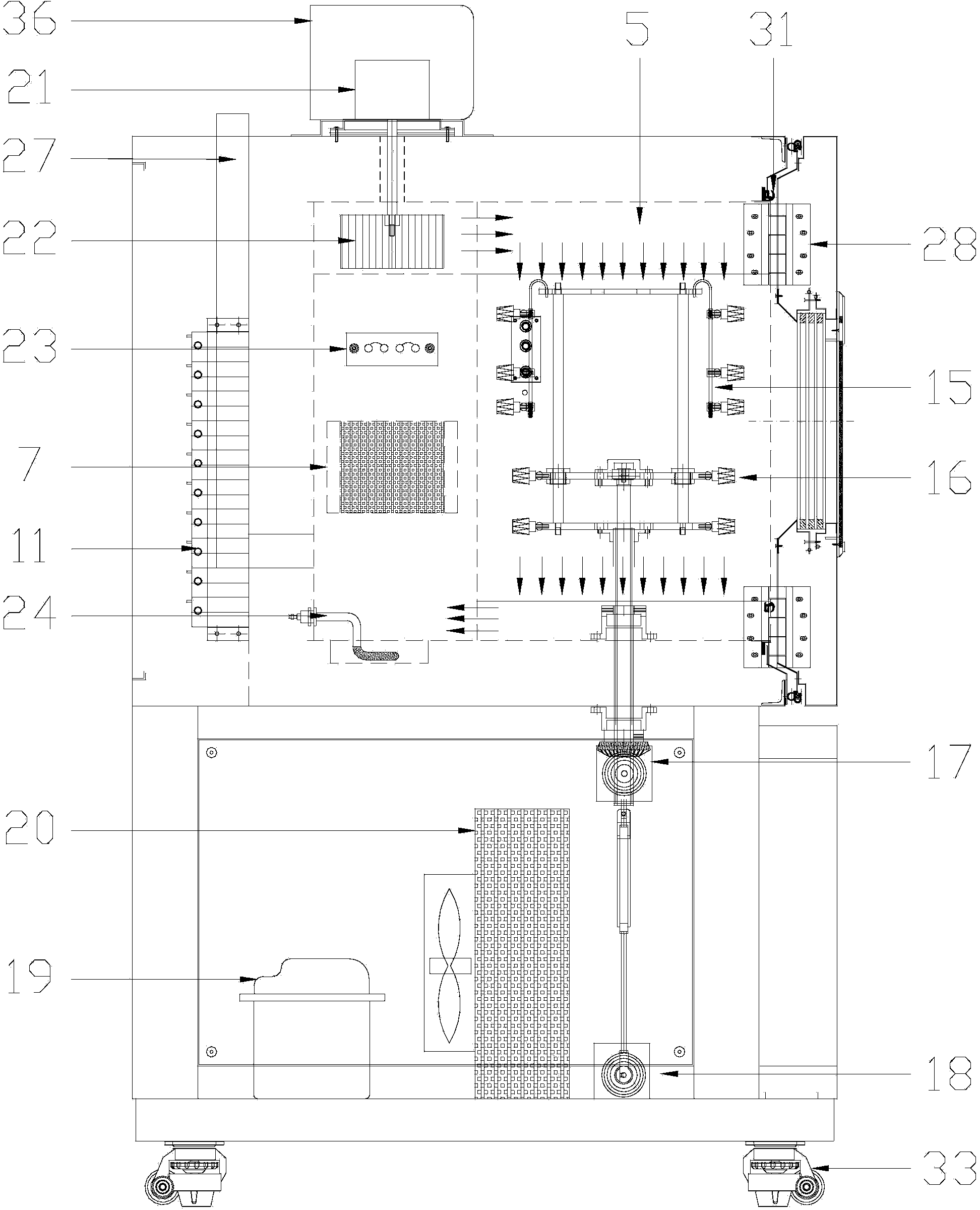 Ozone aging test box