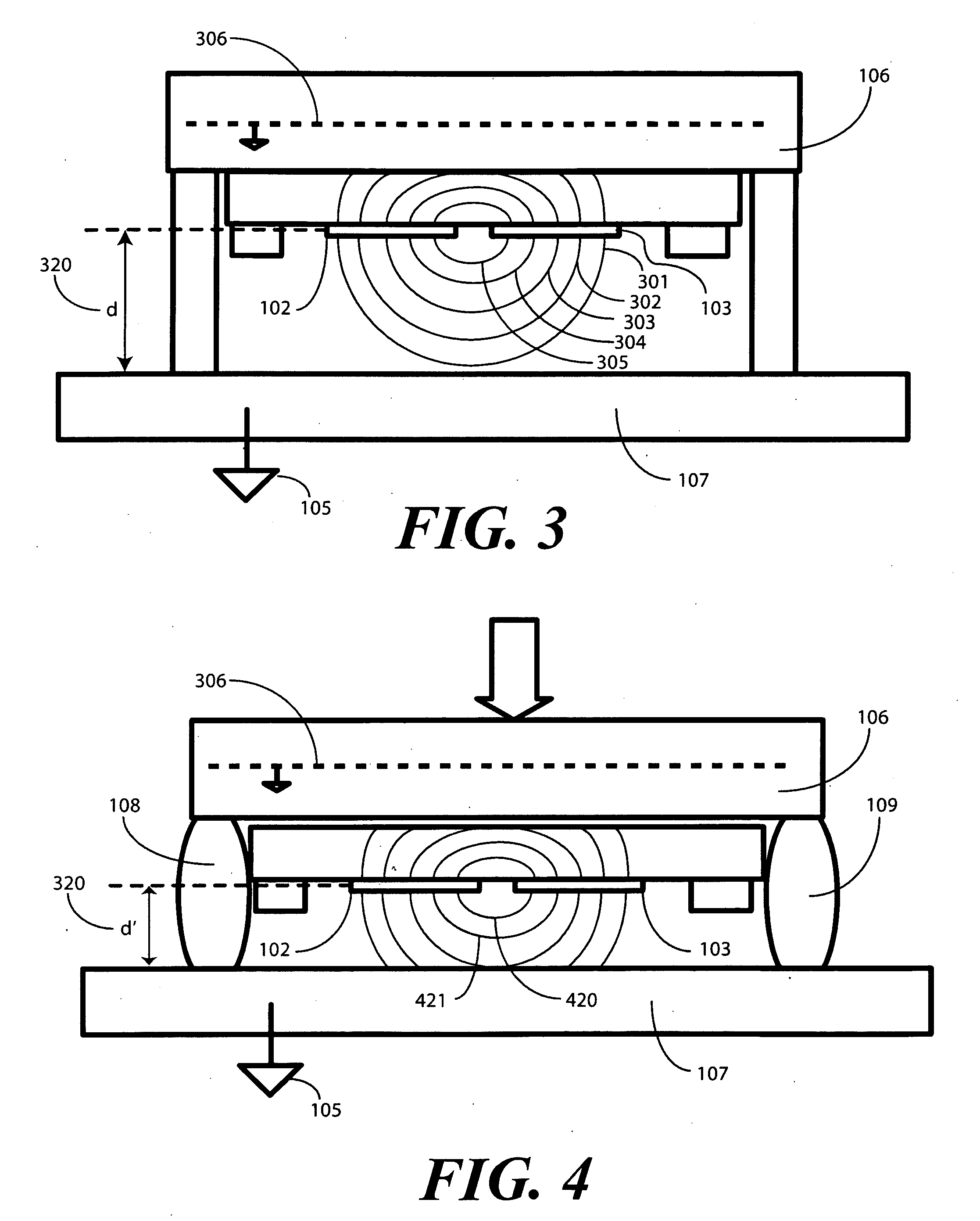 Single Sided Capacitive Force Sensor for Electronic Devices