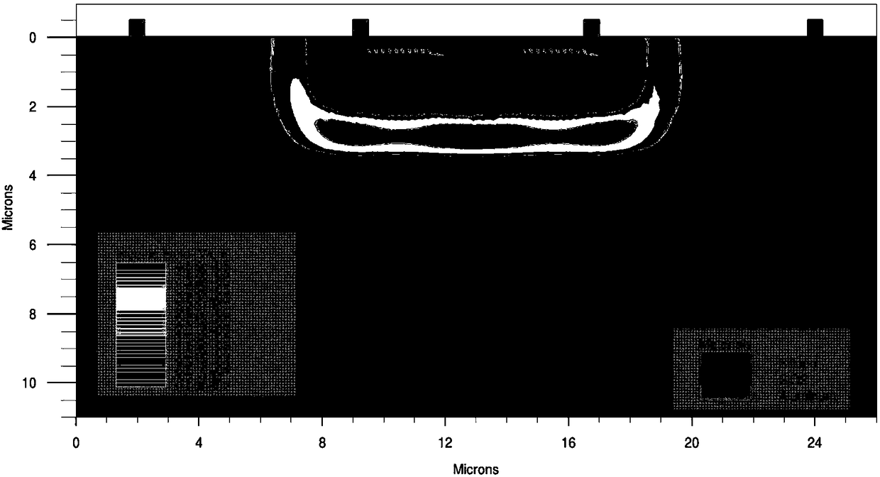 CMOS single photon avalanche diode detector of near-infrared wide spectrum and manufacturing method thereof