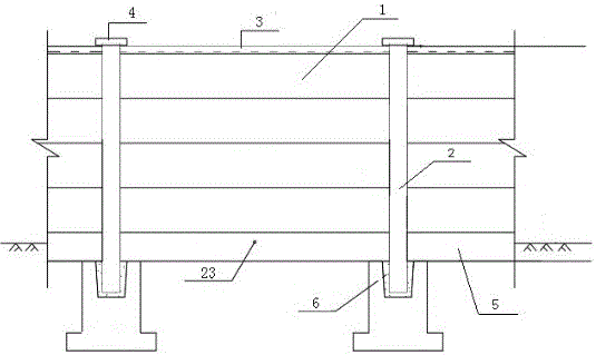 A kind of prefabricated fence and preparation method thereof