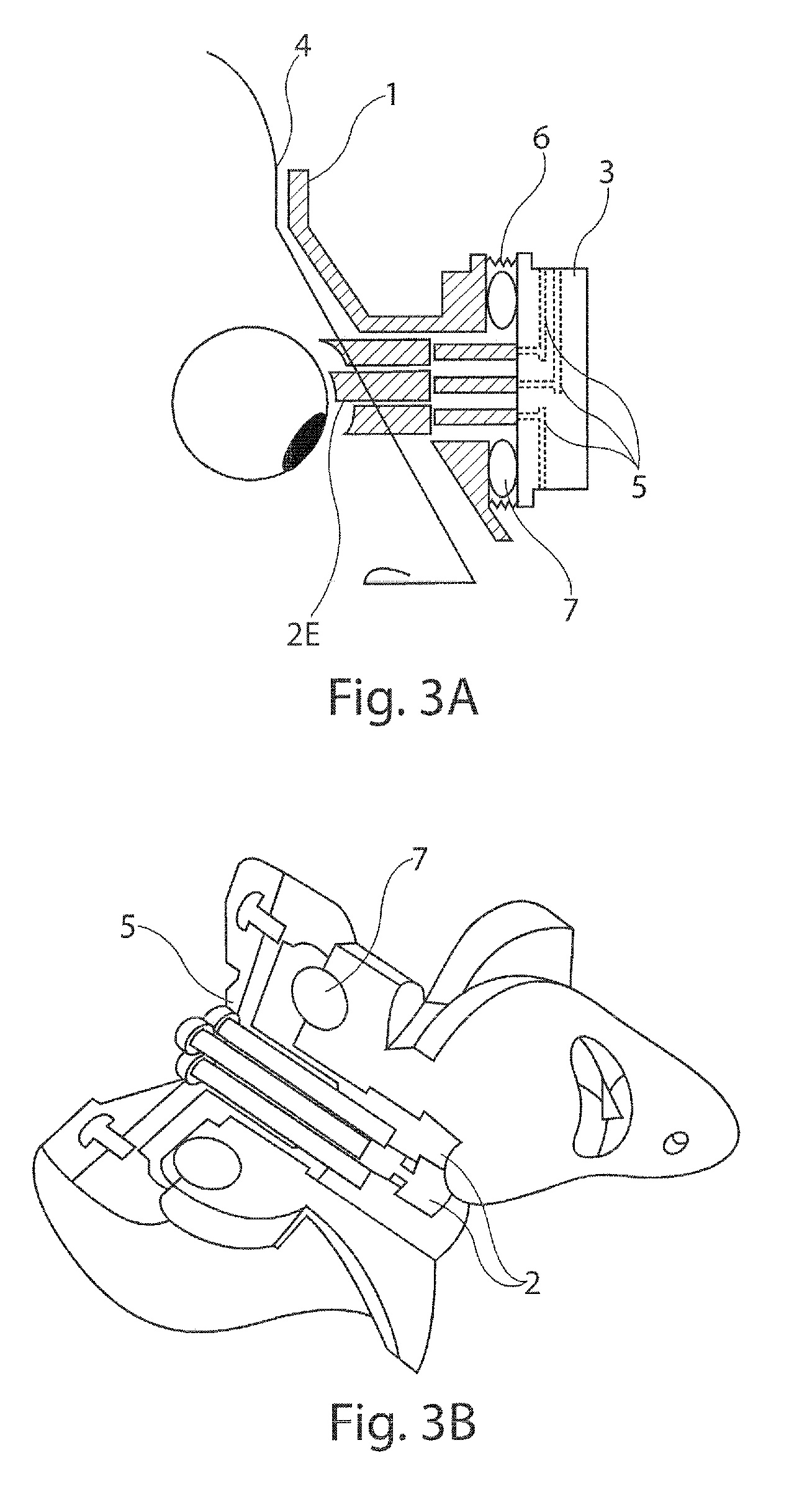 Contoured facial mask with multiple contact probes for use with tactile tonometer