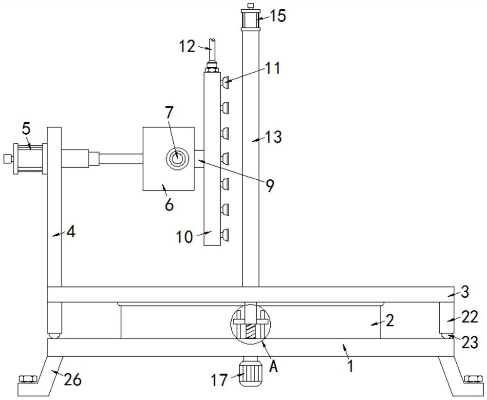 Copper alloy low-pressure casting system with mold spraying function