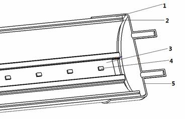 LED fluorescent lamp tube and method for manufacturing same