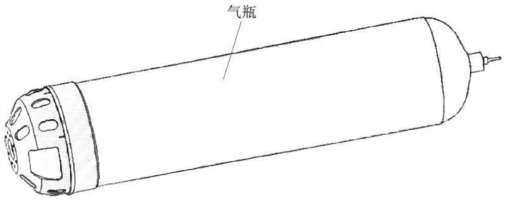 Flexible fastening mounting bottom cover for heavy-load slender winding gas cylinder