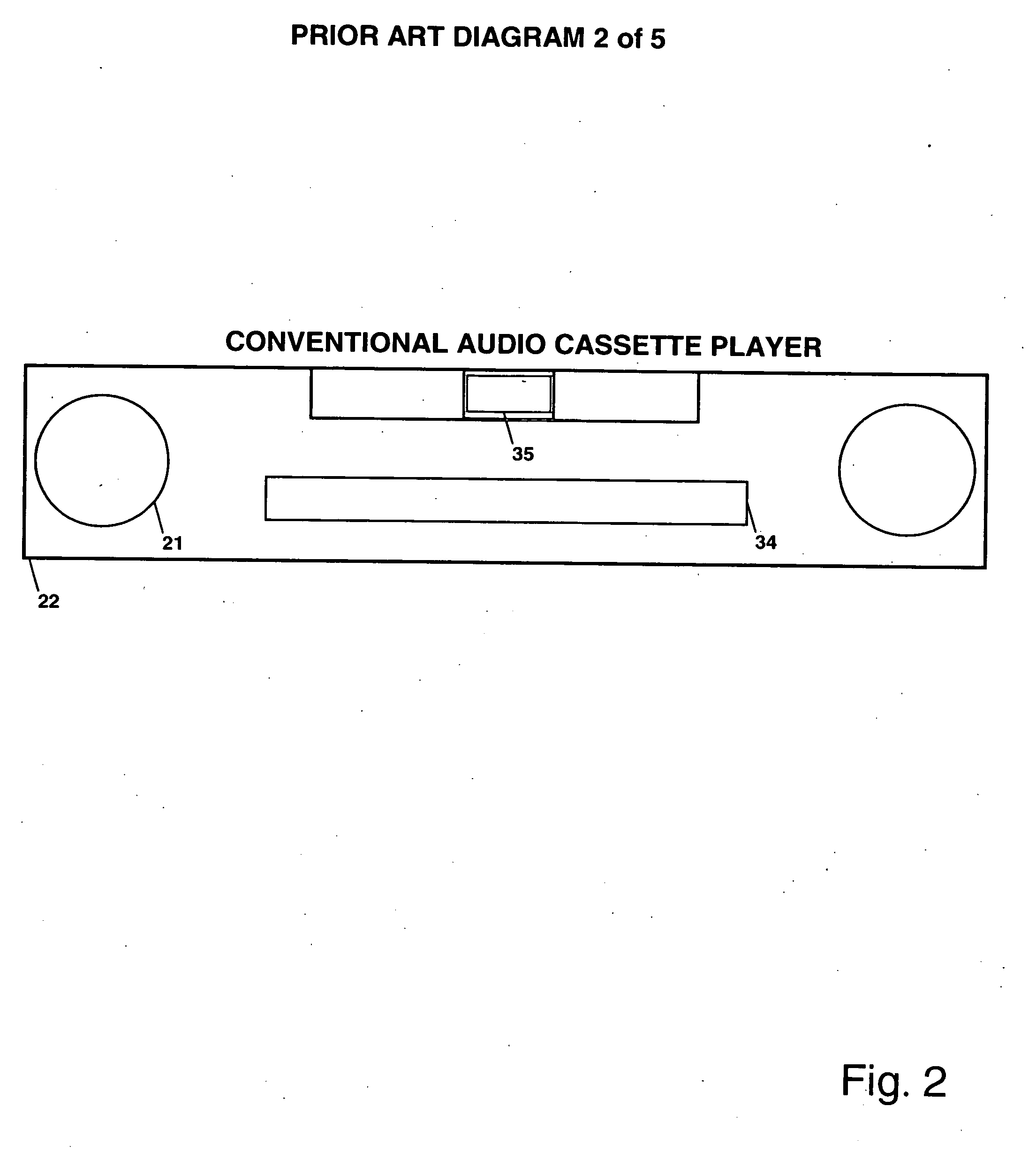 Cellular phone in form factor of a conventional audio cassette