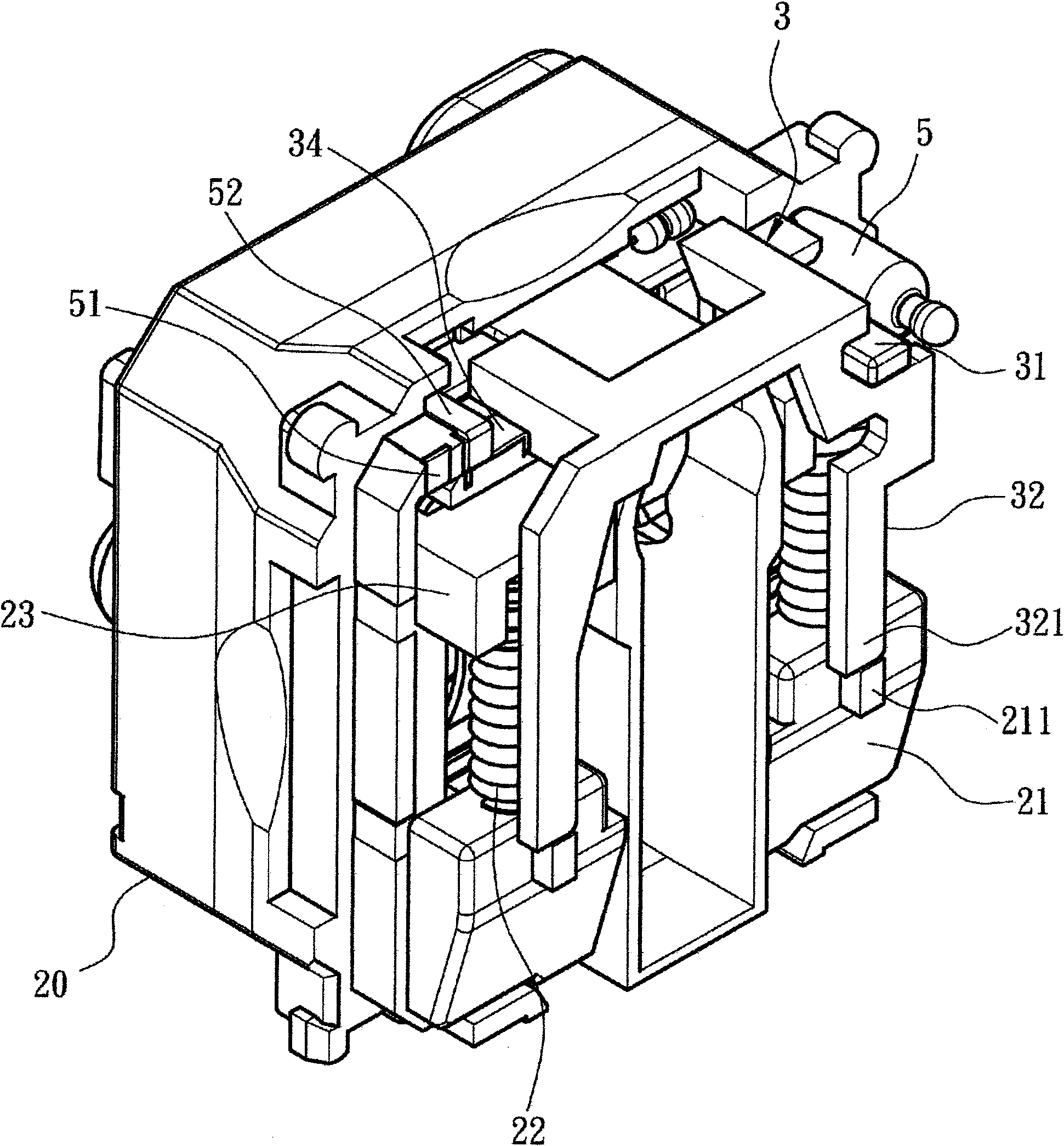 Electric connector with multi-safety structure