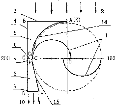 Method and device for improving performance of resistance-type vertical axis wind turbine