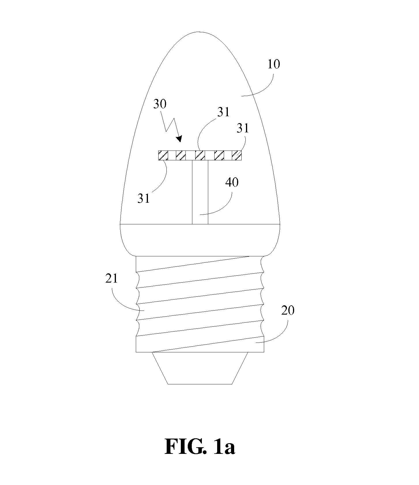 Omnidirectional light bulb using light emitting diode