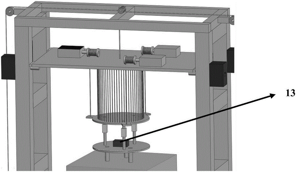 Large-bearing low-rigidity suspension system for simulating on-orbit weightless environment of spacecraft