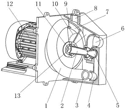 Low noise self-priming compound pump