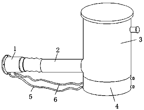 Heat dissipation device for manufacturing non-ferrous metal alloy material casting piece