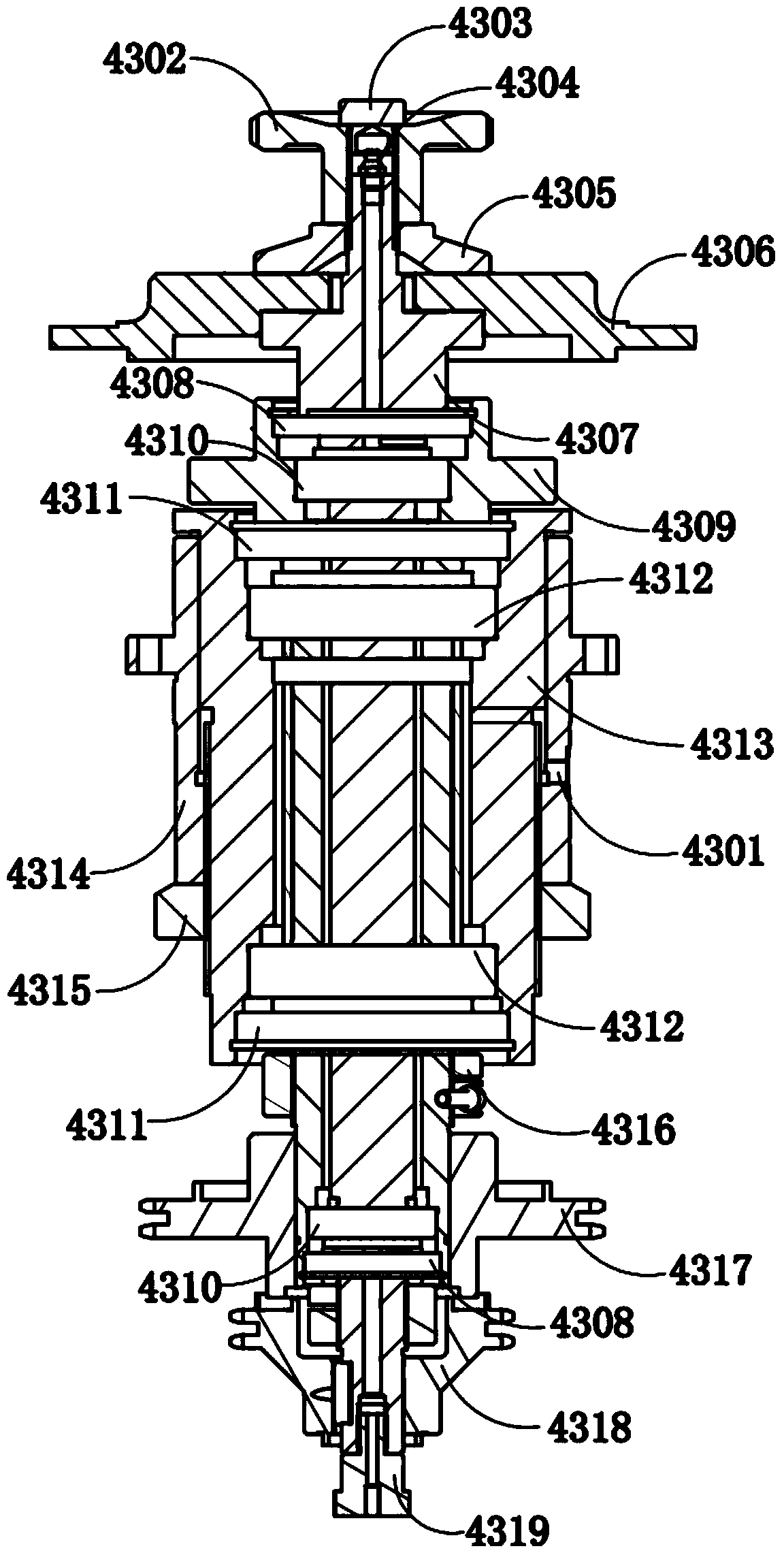 Candy sorting device of packaging machinery