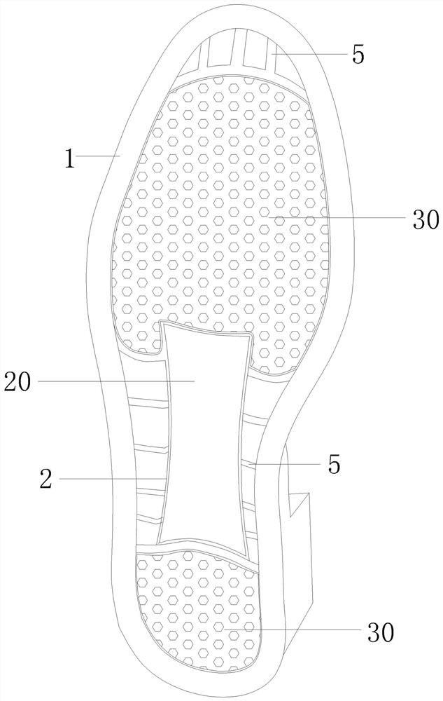 Multifunctional shoe sole