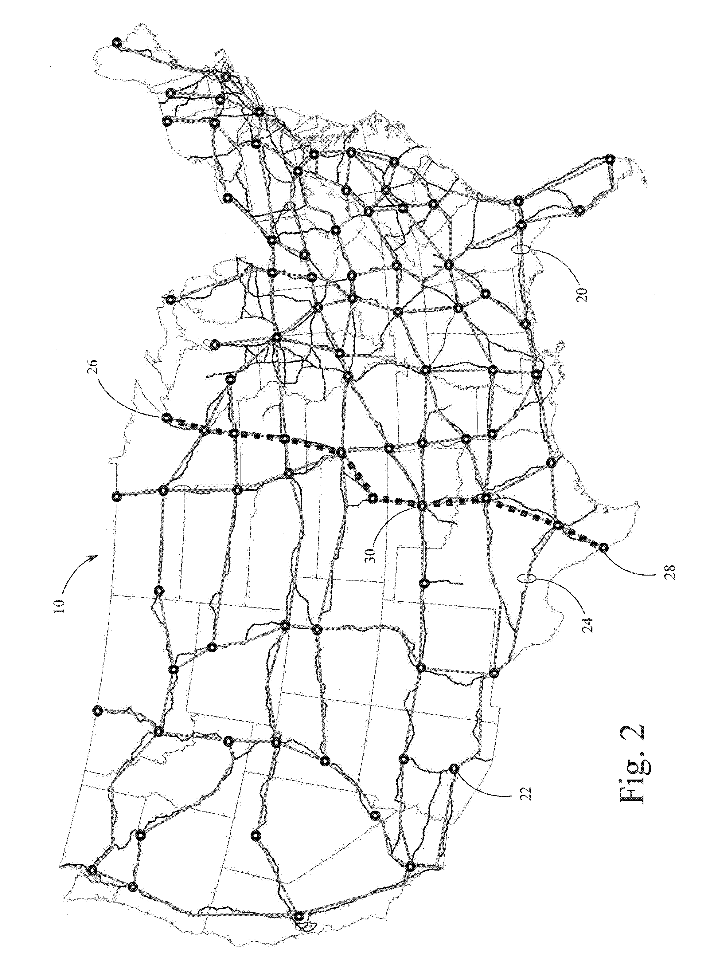 Large Area Water Redistribution Network