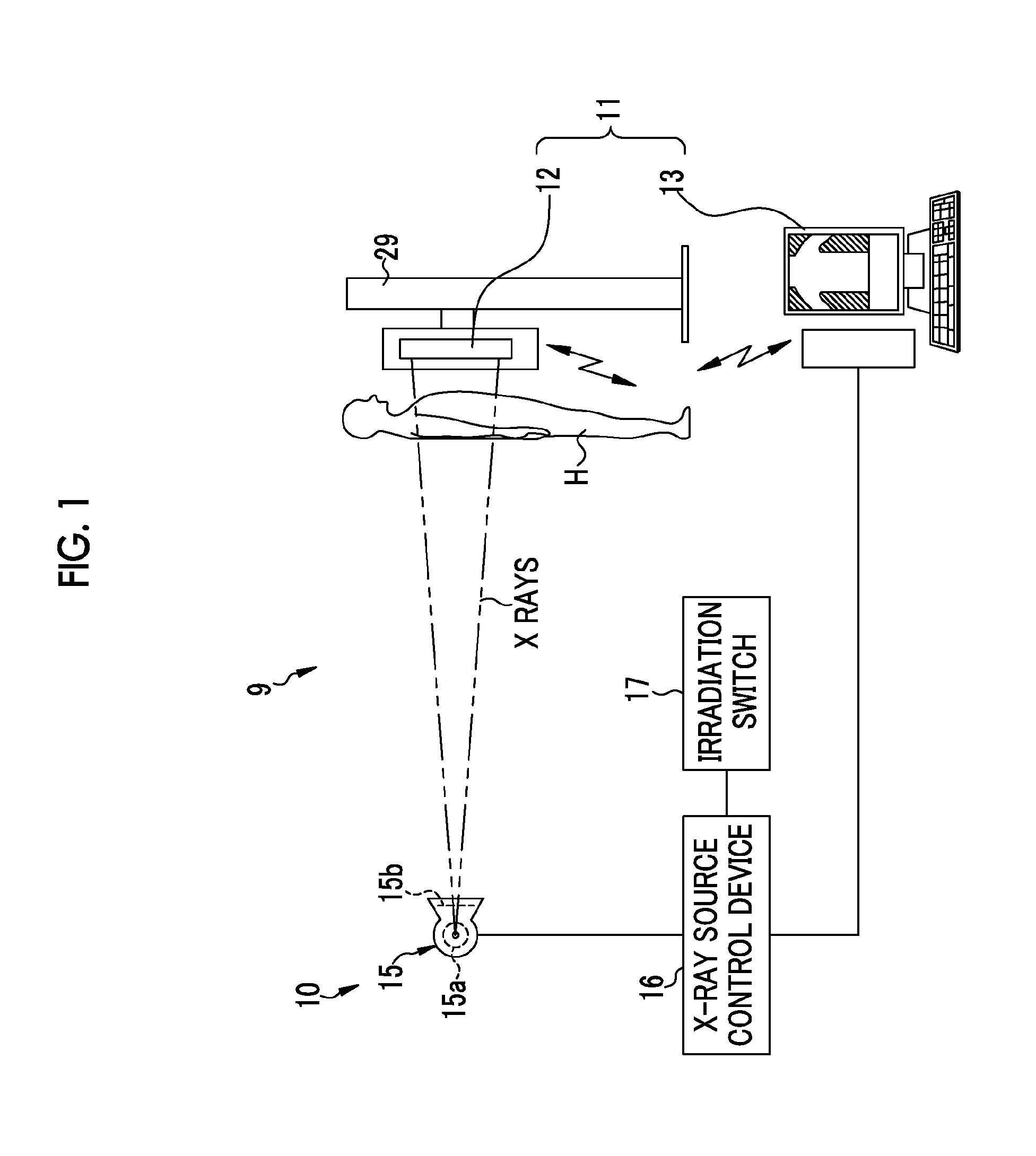 Radiographic device, radiographic system, control method and recording medium for radiographic device