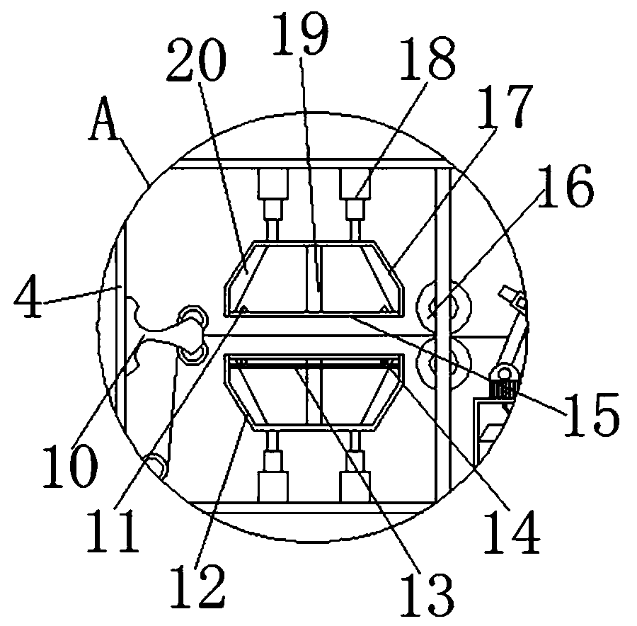 Wall cloth compounding machine