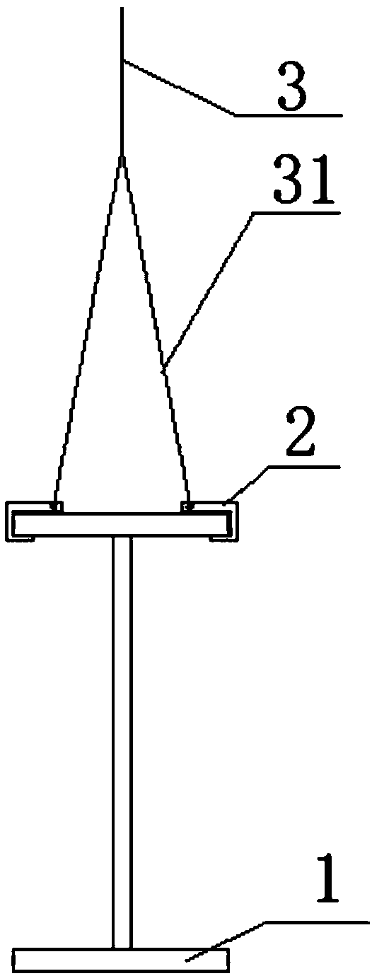 Clamping apparatus for lifting H-shaped steel beam and lifting method thereof