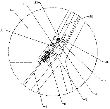 Turnover mechanism of child car safety seat body