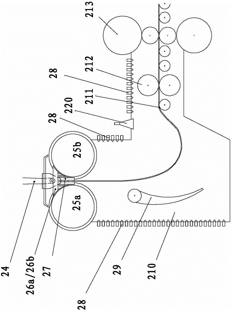 Method and device for reducing temperature of thin-strip continuous casting lower closed chamber